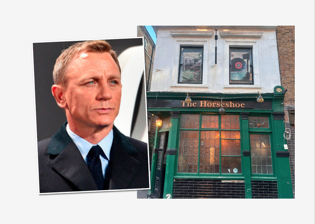 Daniel Craig and The Horseshoe copy