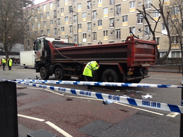 Lorry collision